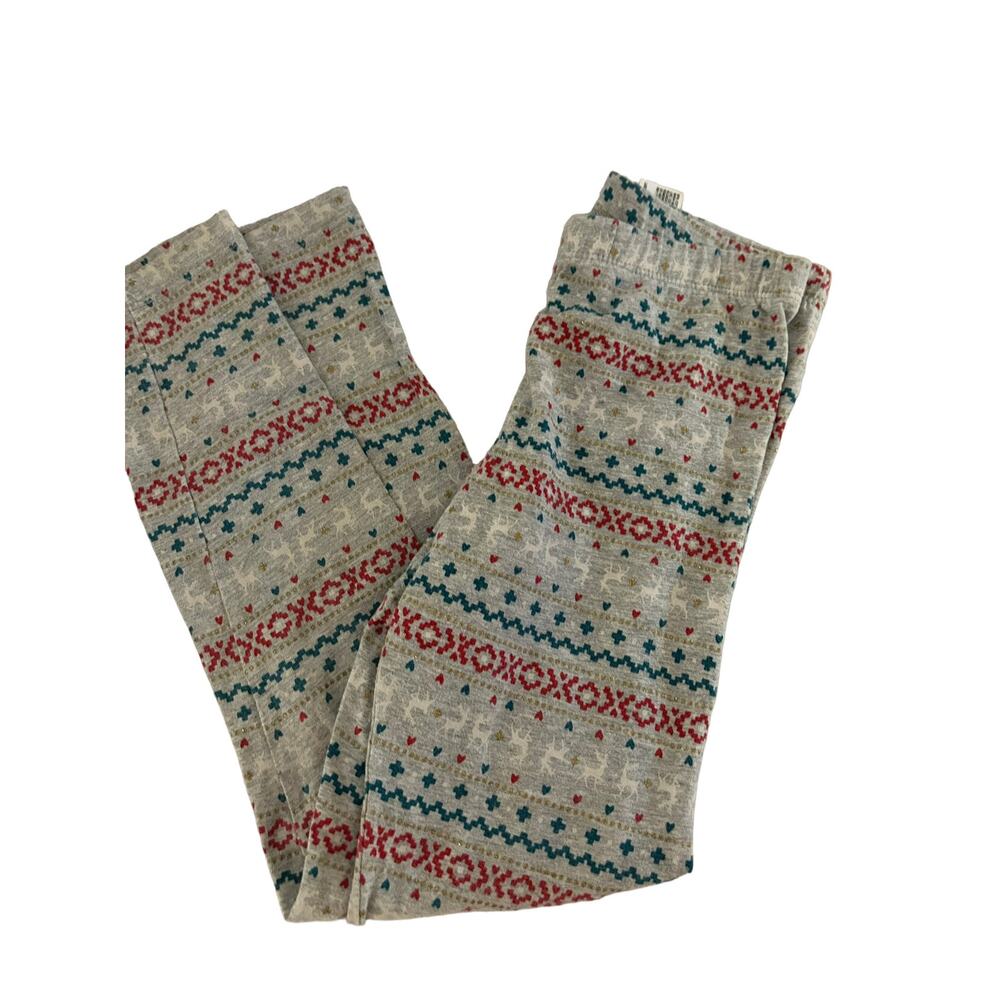 Circo Grey Red Green Christmas Holiday Leggings